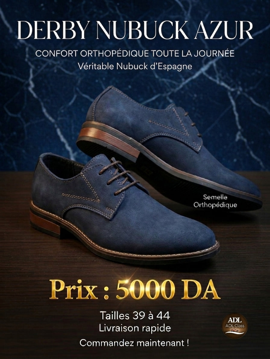 Derby en Cuir Véritable de Tlemcen