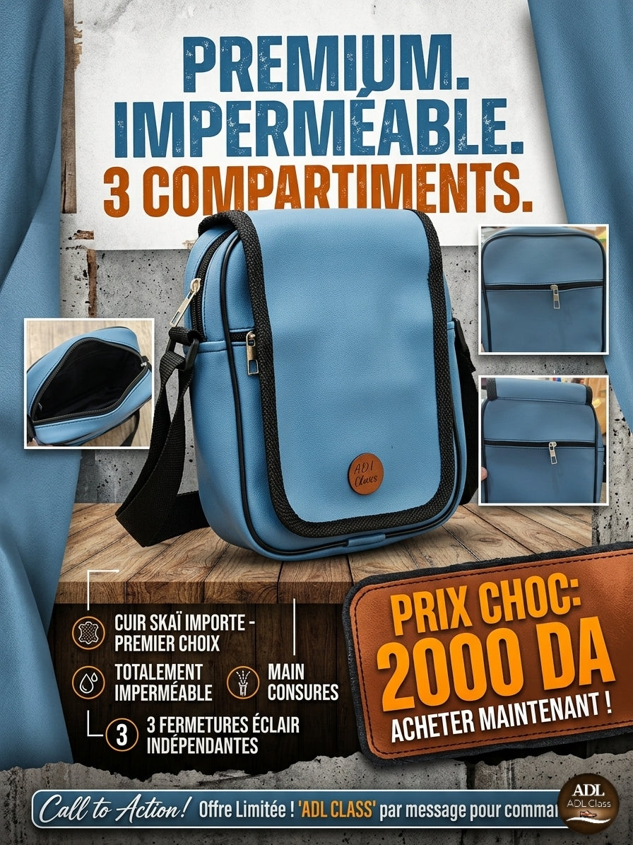 Sacoche Imperméable en Skaï Premier Choix
