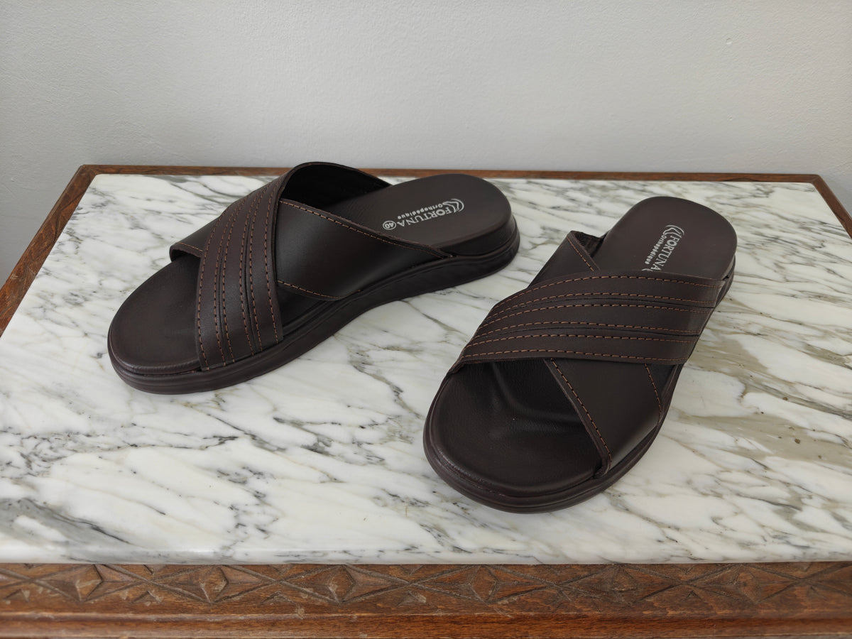 Sandales Double Semelle en Cuir véritable de Tlemcen
