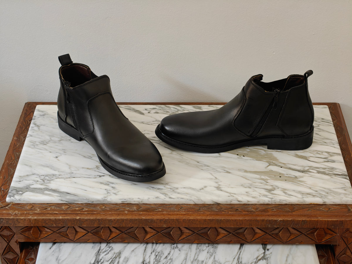 Chelsea Boots en Cuir Véritable de tlemcen